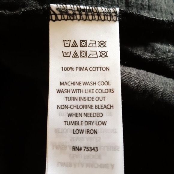 Black Semi Sheer Blouse Cynthis Rowley - Picture 9 of 9